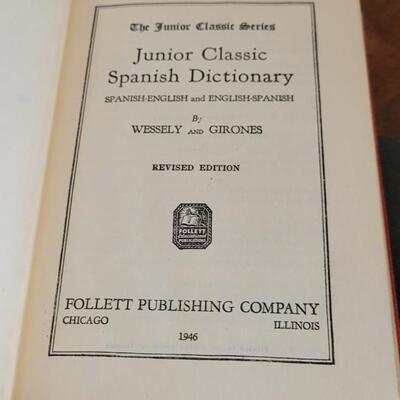 Lot 120: Spanish Dictionaries & Short Cuts
