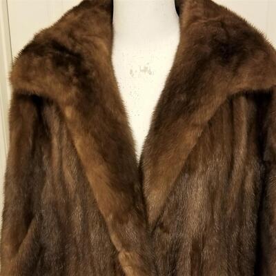 Lot #111 Stunning Full Length Mink Coat - great condition