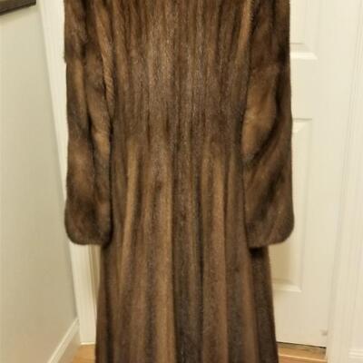 Lot #111 Stunning Full Length Mink Coat - great condition