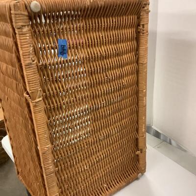 Lot 949. Pair of Large Rectangle Wicker Storage Basket/Boxes