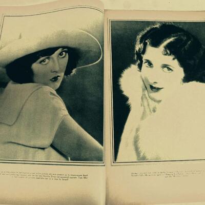Antique 1927 Motion Picture Magazine