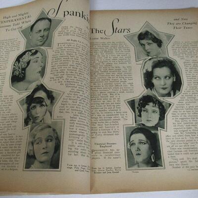 Antique 1927 Motion Picture Magazine