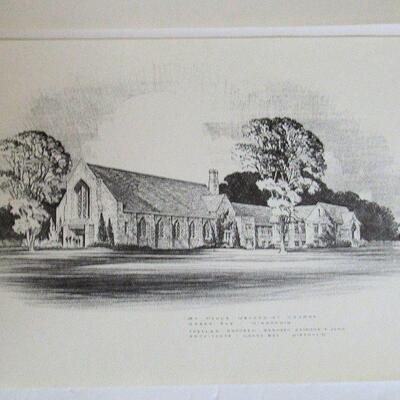 2 Prints Of St. Paul Methodist Church, Green Bay, WI