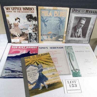 Antique and Vintage Sheet Music, My Little Bimbo 1920, More