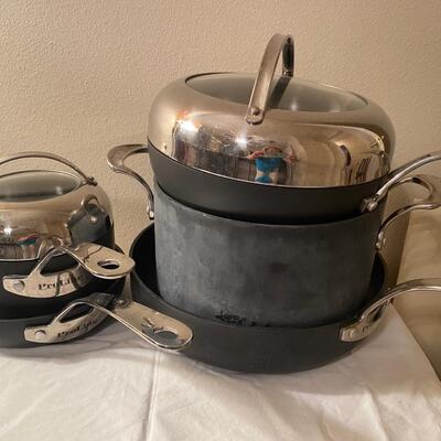 7-piece Proline Tools of the Trade set of pots, hard anodized nonstick