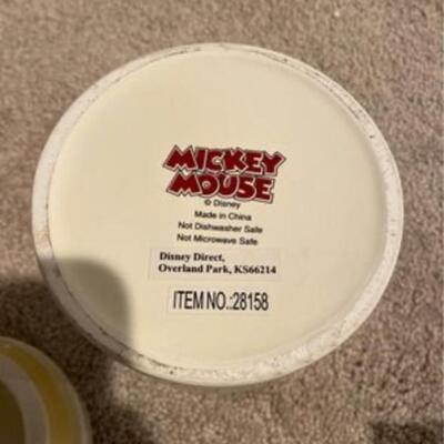 Vintage Mickey Mouse Disney canister set