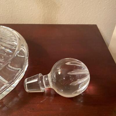 Beautiful crystal decanter