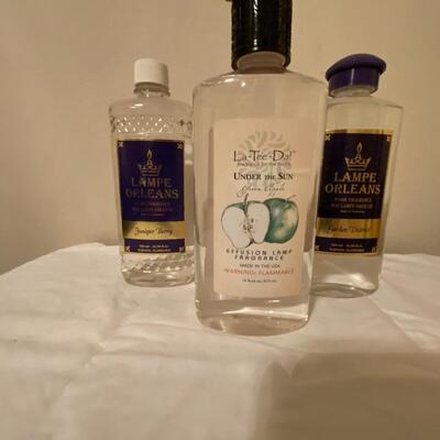 Lot A of fluid for home fragrance burners, NEW