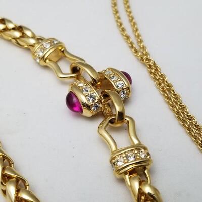 Lot #116  Two great Vintage Costume Jewelry necklaces -  Nolan Miller and Joan Rivers