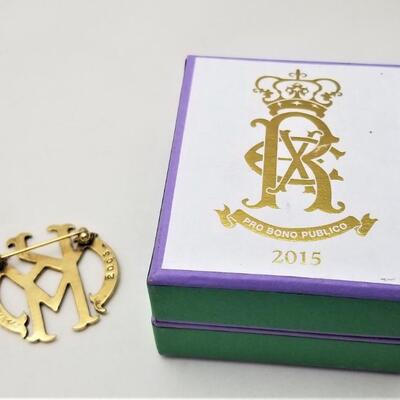 Lot #118  Two Carnival Favors - Rex Ladies Ducal in Box and 2003 Momus Favor