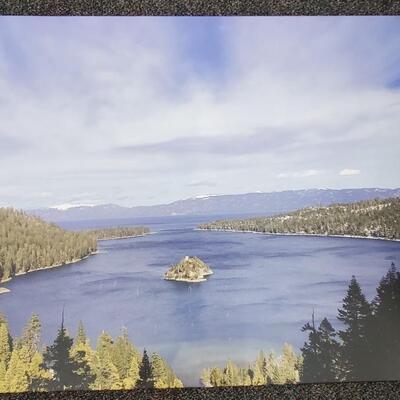 Emerald Bay - Enlarged photo on canvas