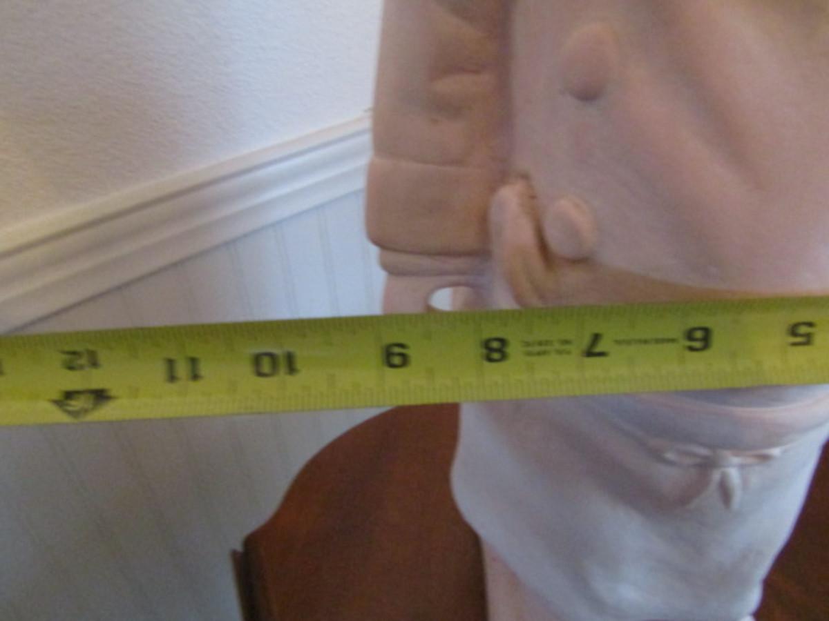 Large Chef Pig Statue with Chalkboard