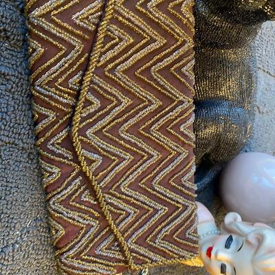 Vintage beaded clutch