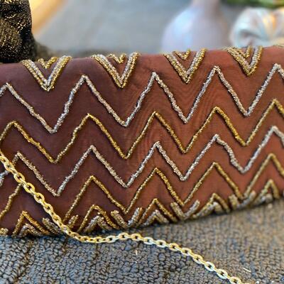 Vintage beaded clutch
