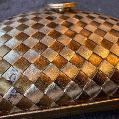 Vintage Delill Gold purse