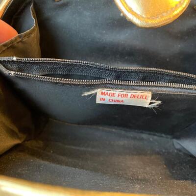 Vintage Delill Gold purse