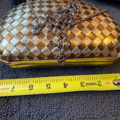 Vintage Delill Gold purse