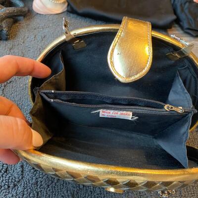 Vintage Delill Gold purse