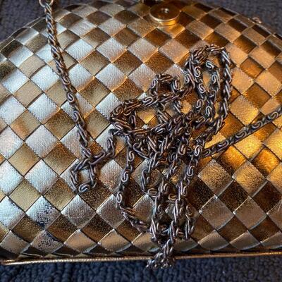 Vintage Delill Gold purse