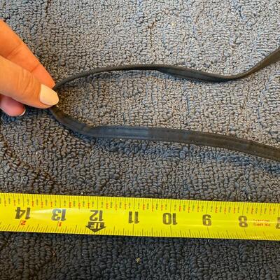 Vintage Ande black clutch with Bakelite