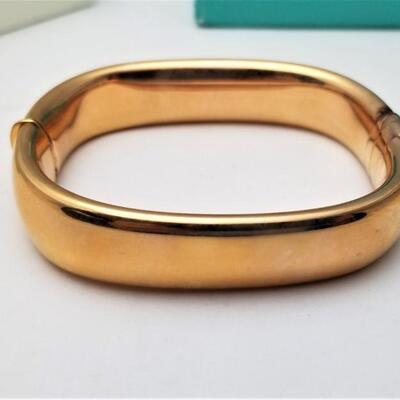 Lot #121  MILOR Bangle Bracelet - Bronze/Rose Gold finish