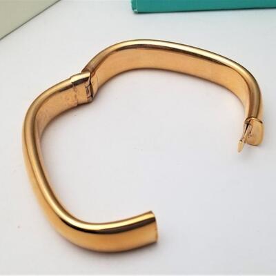 Lot #121  MILOR Bangle Bracelet - Bronze/Rose Gold finish