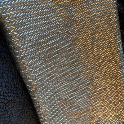 Vintage silver beaded clutch