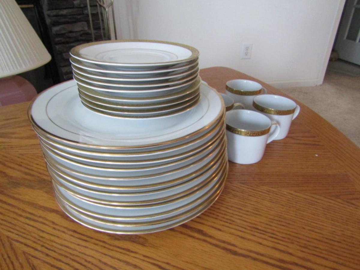 Gold Rimmed China