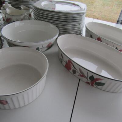 Extensive Collection of Noritake Continental 'Silk Flowers' Pattern China- Approx 80 Pieces