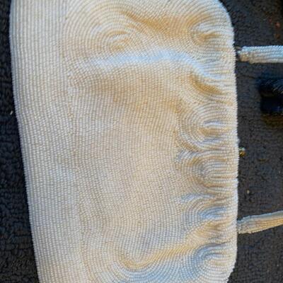 Vintage beaded handbag with rose details