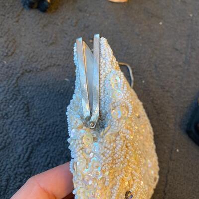 Vintage intricate beaded handbag