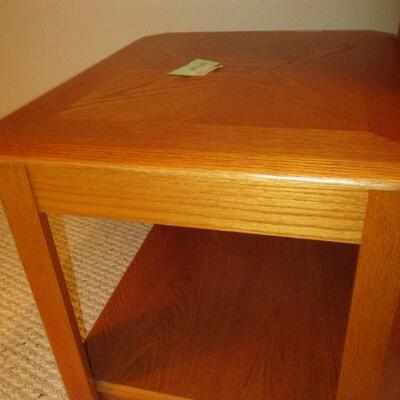 Oak End Table