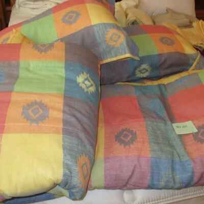 Comforter, Sheets, Pillows