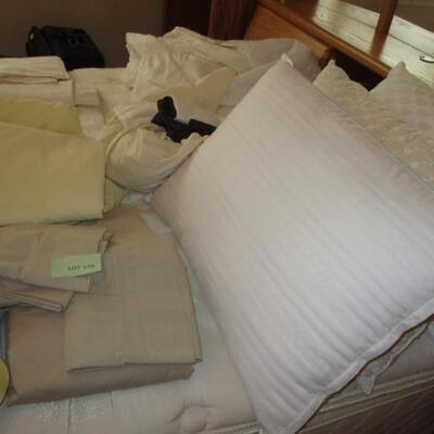 Comforter, Sheets, Pillows