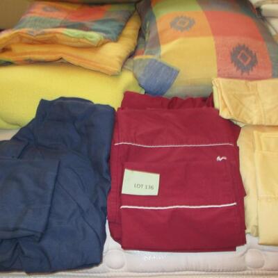 Comforter, Sheets, Pillows