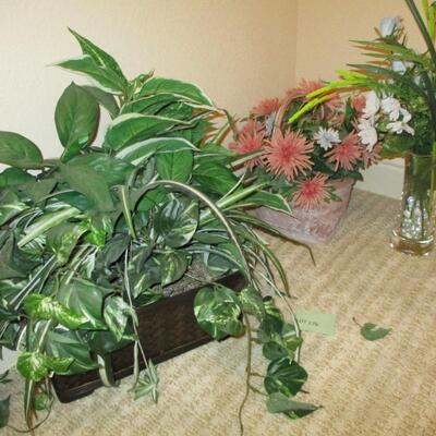 Faux Floral Arrangements