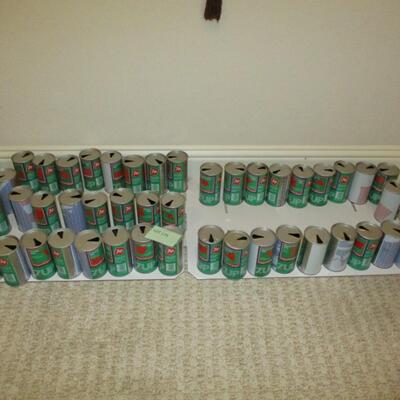 Vintage 7-UP Bicentennial Uncle Sam Cans