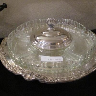 Appetizer/Dip Tray