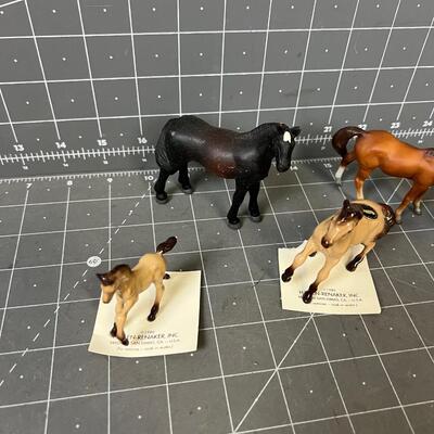 Ceramics and Breyers 5 Horses