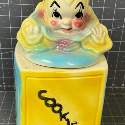 American Bisque Cookie Jar - Clown 