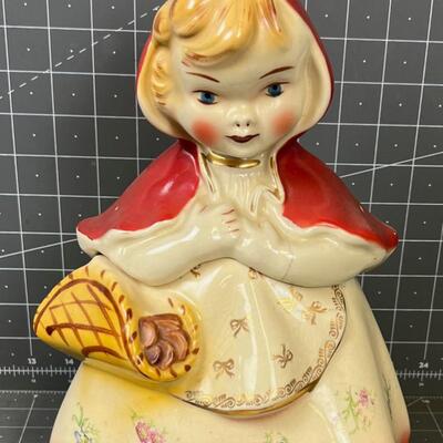 Hull Little Red Riding hood  Cookie Jar