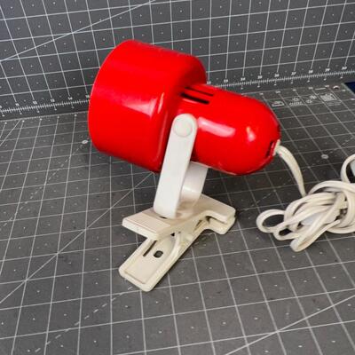 Red Plastic Clip on Lights, AWESOME!