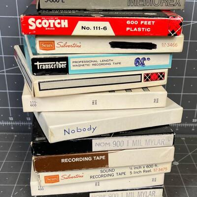 Stack of Re- recorded Reel to reel Jazz