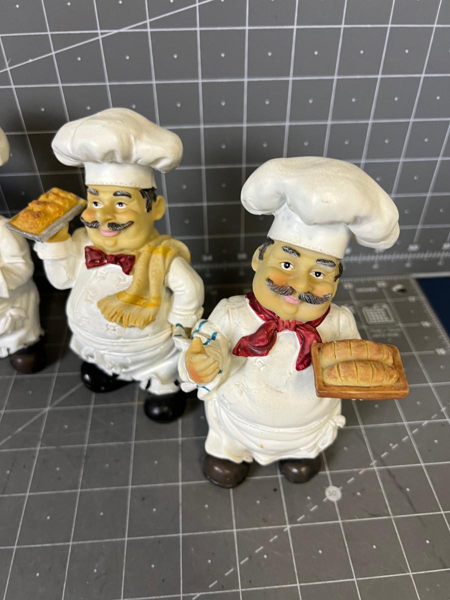 Set of 4 Chef Figurines