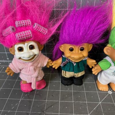 1980's Troll Dolls (4) 