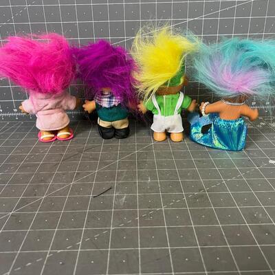 1980's Troll Dolls (4) 