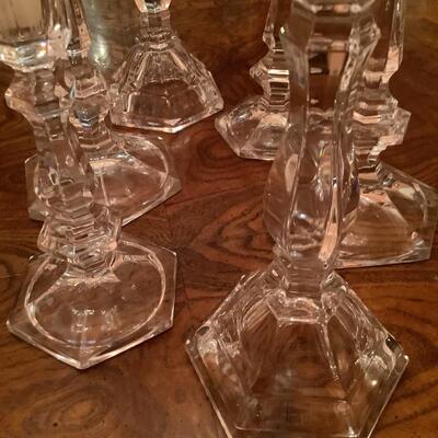 6 complimenting  candlesticks