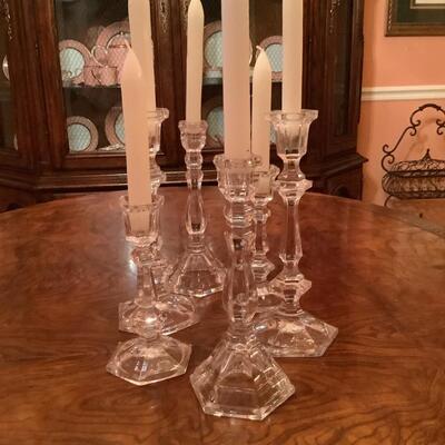 6 complimenting  candlesticks