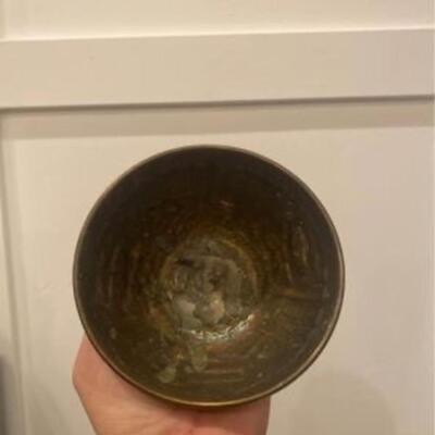 Vintage brass bowl