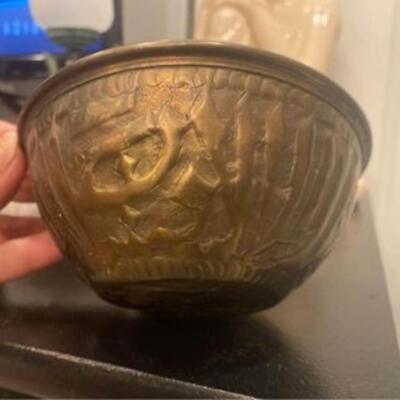 Vintage brass bowl
